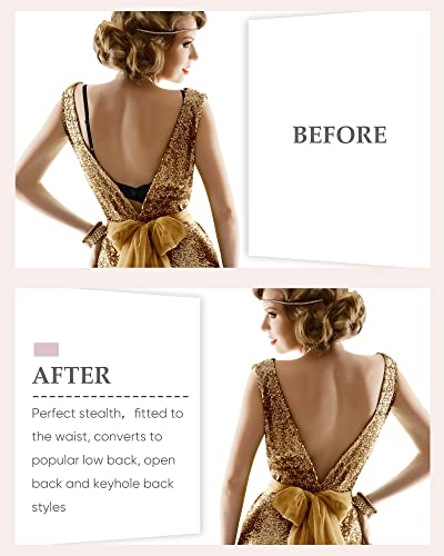 Haysandy 27 Pieces Adjustable Bra Strap Clips for Back Anti-Slip Bra Accessories Set Include Bra Strap Clips Bra Strap Extenders Low Back Bra Converter Extension Strap 2 Hook, 3 Hook, 4 Hook3