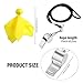 BBTO Referee Costume Accessories Referee Hat and Whistle Penalty Flag Hats for Men Women Football(2 Sets)