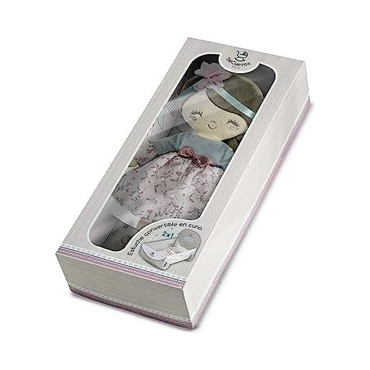 Muñeca Con Cuerpo Blando Provenza 36 Cm. Estuche Convertible En Cuna.