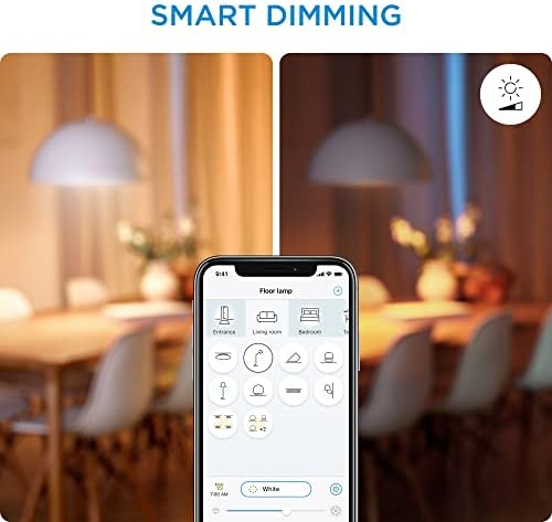 WiZ Colour [E14 Small Edison Screw] Smart Connected WiFi Candle Light Bulb. 40W Colour and White Light, App Control for Home Indoor Lighting, Livingroom, Bedroom, 1 Count (Pack of 1)
