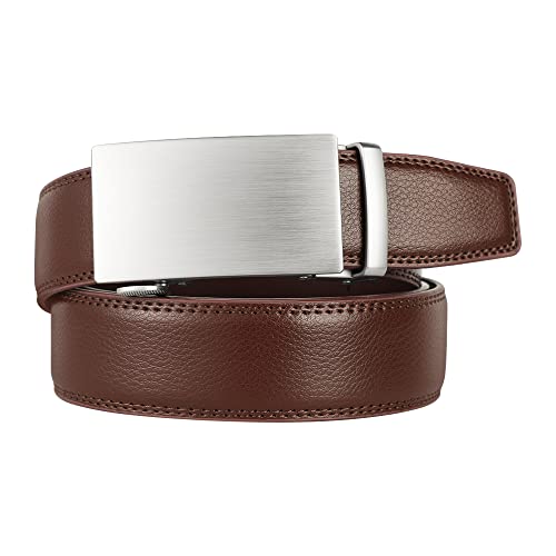 Image of Lavemi Men's Real Leather Ratchet Dress Casual Belt, Cut to Exact Fit,Elegant Gift Box