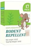 Mouse Repellent Pouches, Rodent Mouse Repellent Indoor Outdoor, Rodent Repellent, Peppermint Oil to Repel Mice Mole Rats Bug Insect Spider, Pest Control Natural Deterrent Pouches