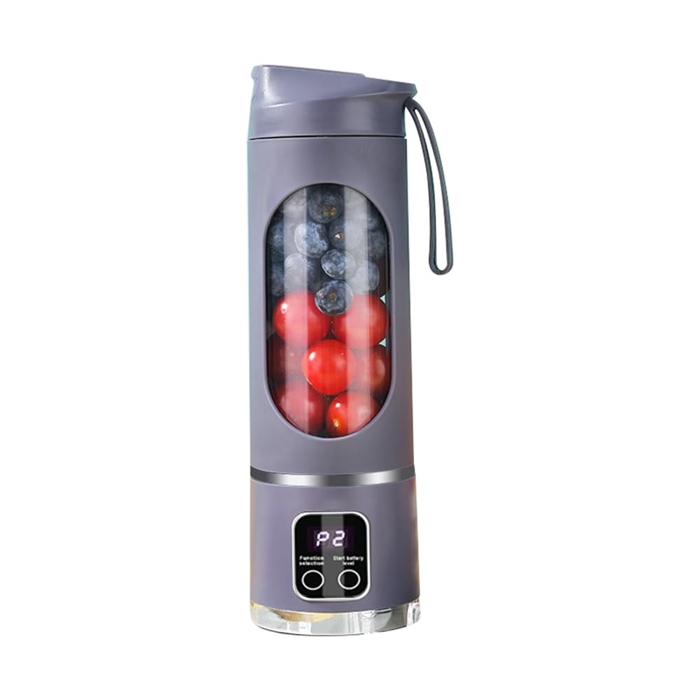 Jrpzcv Portable Blender Electric Juicers Fruit Mixers Usb Rechargeable Smoothie Mini Blender Personal Juicer 12 Cutter 3Gears C