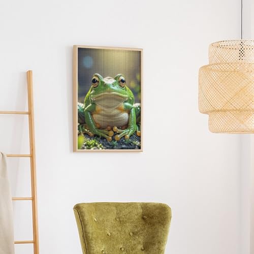 Kit peinture diamant grenouille 5D le cadeau créatif idéal pour adulte et débutant - 4