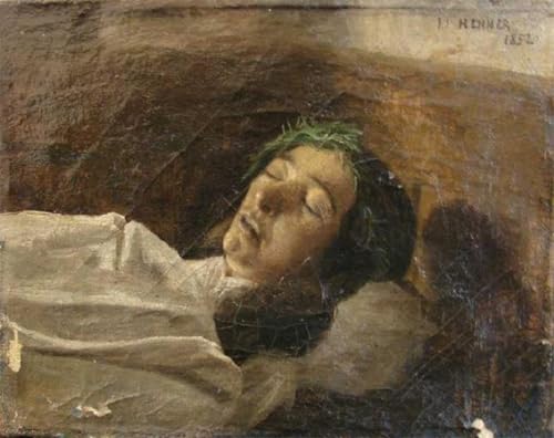 Toile Madeleine Henner par Jean-Jacques Henner | Affiche de Décoration Bureau 60x90cm