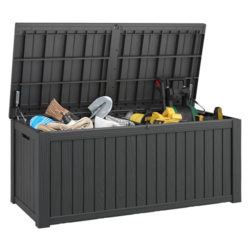 Image of Outdoor Storage Box Waterproof, 180 Gallon Deck Box for Patio Storage