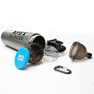 Protein Shaker Bottle – 750ml Stainless Steel, Ultimate Silver Color – Leak-Proof, BPA-Free, Clump-Free Mixer Ball & Powder Funnel – Perfect for Gym, Pre/Post-Workout – Stylish & Durable Metal Shaker