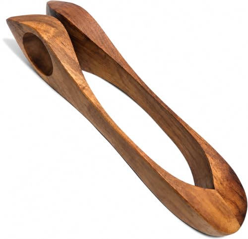 Irish Rhythm Wooden Spoon – Hand Percussion Celtic Folk Instrument – 9″ Rosewood Musical...