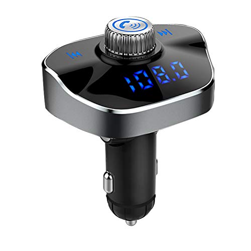 TCPF Bluetooth am FM Transmitter Receiver for Cell Phone, Wireless Aux Car Mp3