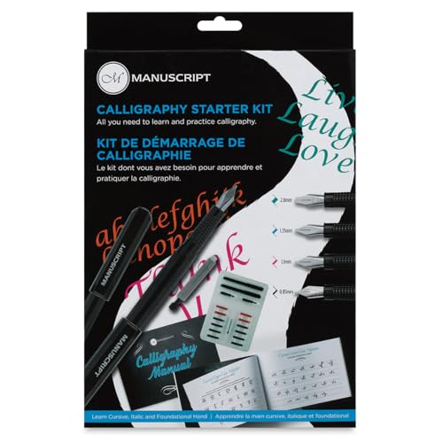 Manuscript Calligraphy Starter Kit, 20 Pieces