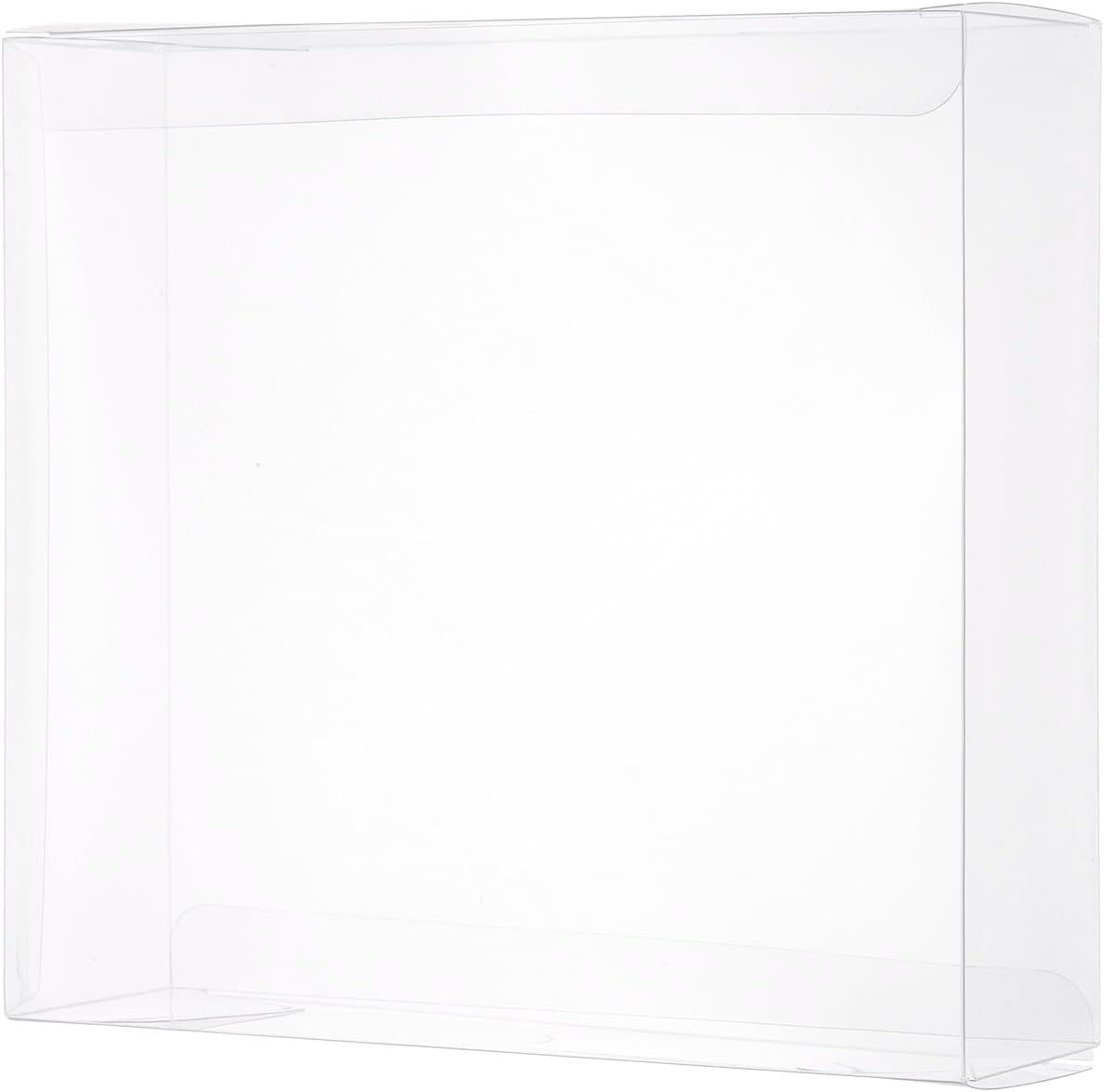 MECCANIXITY Plastic Retail Boxes 6.4"x2"x6.9" Gift Box with Protecting Film for Candy, Cookies, Christmas, Wedding, Party Wrapping Clear Pack of 20
