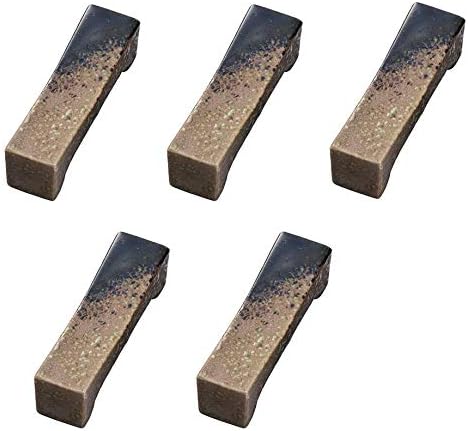 Yamako Japanese Mino-yaki Ceramic Chopstick rest (5 pieces set) Brown From Japan 15505