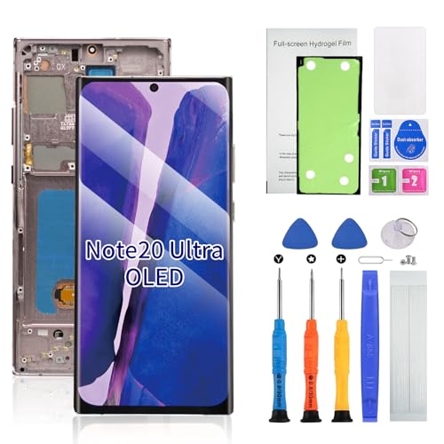 OLED for Samsung Galaxy Note20 Ultra Screen Replacement with Frame