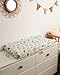Blissful Diary Baby Changing Pad and 2 Packs Muslin Changing Pad Cover for Girls Boys