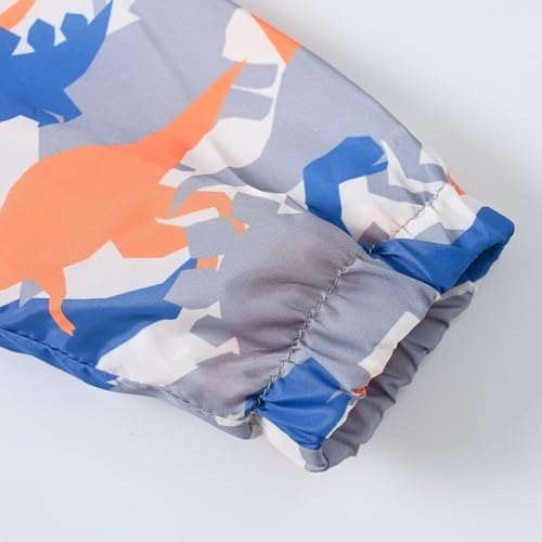 Toddler Boys Girls Zip Hooded Jacket Kids Children Spring Fall Winter Casual Wind Printing Light Fashion Outerwear3