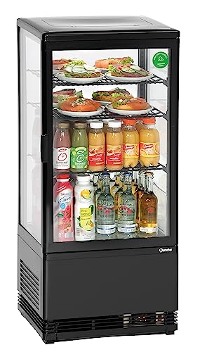 Frigo Vitrine   Poser: Noire 78 litres