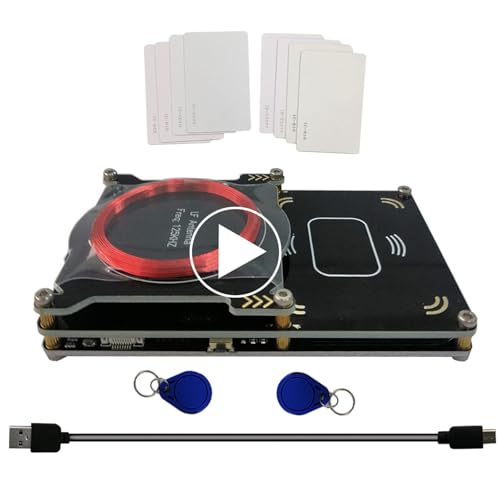 Upgraded 512K Proxmark3 Easy V3.0 RDV4 NFC RFID Reader Writer Decoder 2026 EEPROM Builtin Antenna Supports LF/HF 125KHz 13.56MHz Complete Kit with 10 Cards