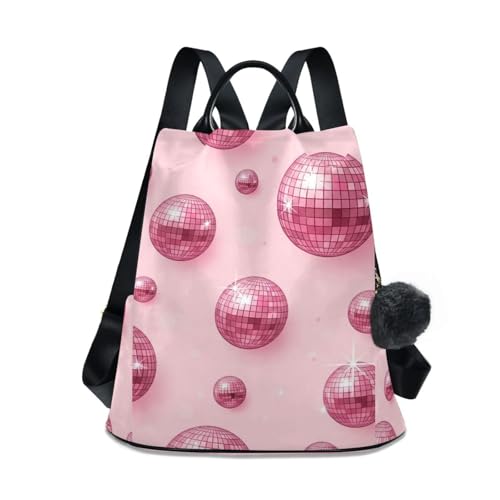 Sac à dos antivol rose brillant idéal pour vos sorties urbaines stylées