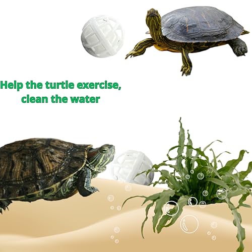 Image of Float Aquarium Scuba Diver Ornament and Nitrifying Balls set, Aquarium Decorations Diver with Filter Ball, Floating Fish Tank Accessories, Aquatic Turtle Enrichment Toys, Fish Tank Decor (S, Diver)