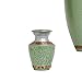 Mini Keepsake Urn • Miniature Funeral Cremation Urn fits Small Amount of Ashes • Azure Green Model • 3 inches Tall