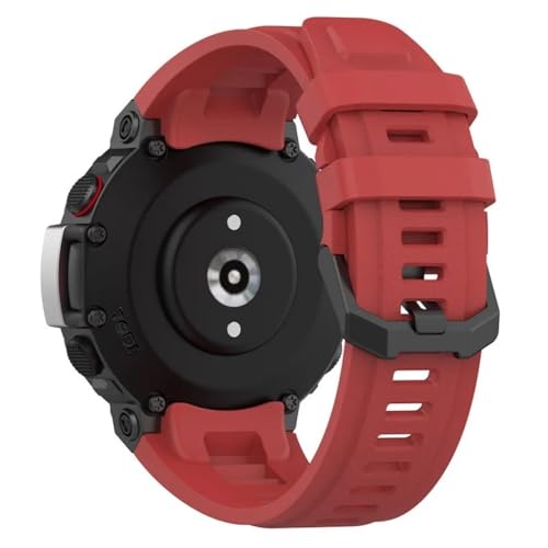 Image of YODI Strap Band Compatible with Amazfit T-Rex 2 Smartwatch Only Soft Silicone | Nylon | Chain | Leather Watch Straps with Installation Adjuster Tool For Amazfit TRex 2