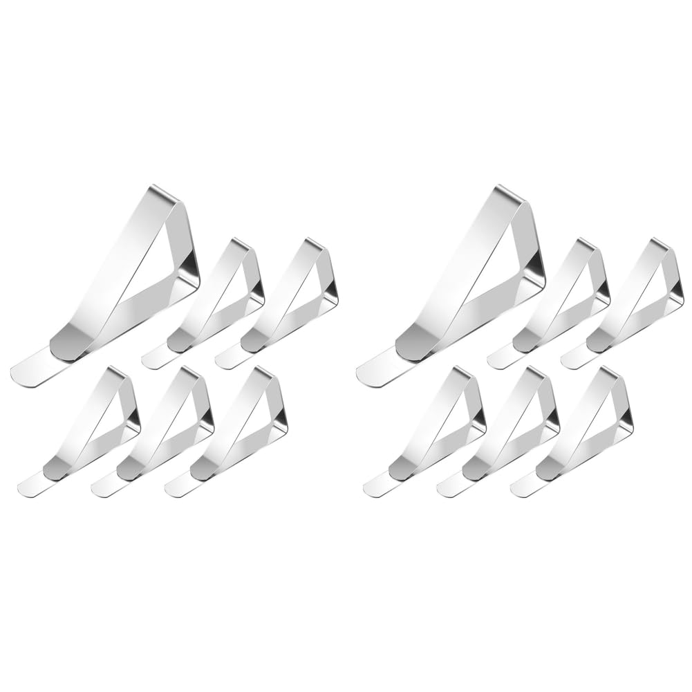 ELzkvftn Stainless Steel Tablecloth Clips