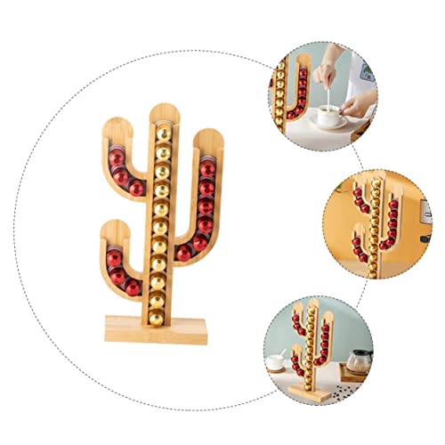 Porte-capsules de café en forme de cactus amovible et compact - 8