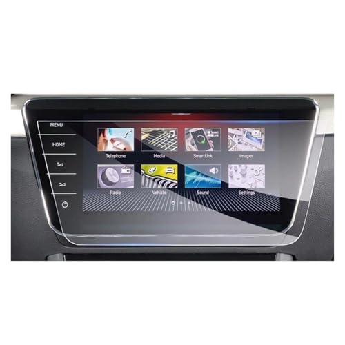 Protecteur d'écran Skoda Superb 3V en verre trempé 8 pouces pour navigation GPS