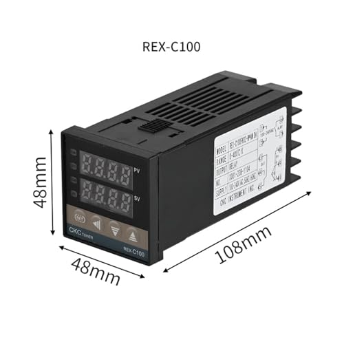 Thermostat affichage numérique DC24V REX C400 C700 pour sonde PT100 relais SSR