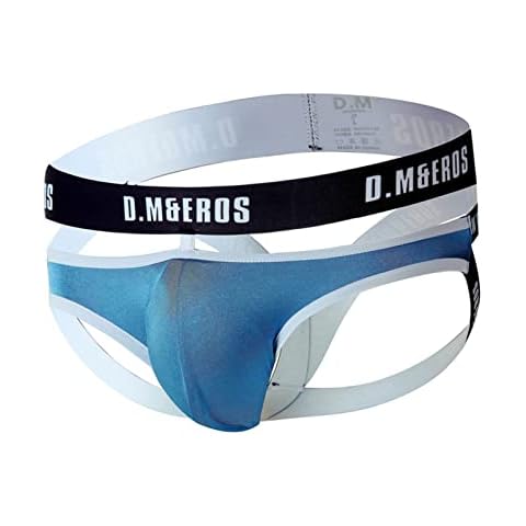 Jockstrap for Men Sexy Thong Underwear for Men Athletic Supporter Mens Lingerie, Youth & Adult(Color:blue,Size:M) Cover