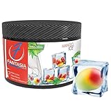 Fantasia Nicotine-Free Hookah Shisha Flavor, 250g Can, Tobacco and Nicotine Free, Mango Ice