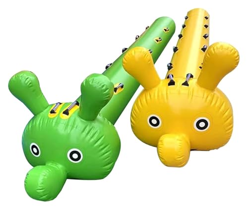 Barco dragón Hinchable, Juego Inflable del Edificio Equipo Barco dragón de 2 Piezas con la Bomba Aire tamaños múltiples(3 Seats/L-2.5M)