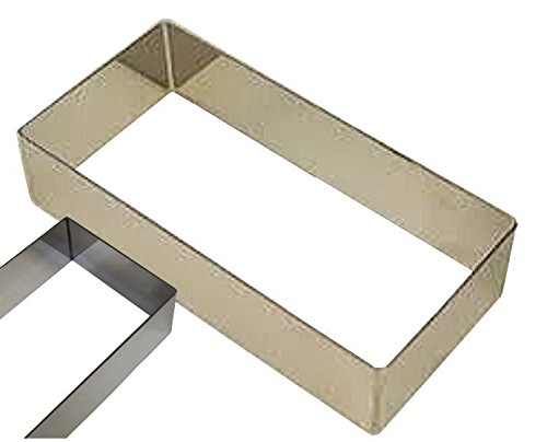 Amazon｜長角セルクル 長方形ケーキリング 6枚取り天板1/2用システム