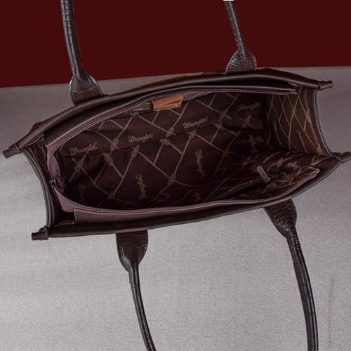 Image of Montana West x Wrangler Tote Bag for Women Western Cow Print Purse Designer Top Handle Handbags