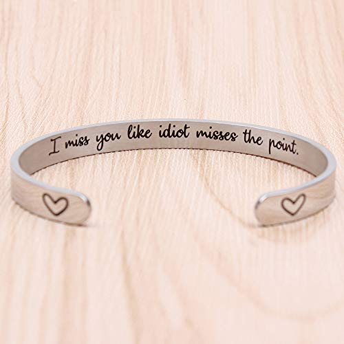 Btysun Bracelets for Women Mothers Day Bracelet Gifts from Daughter Inspirational Gifts for Women Graduation Gifts for Her Motivational Birthday Cuff Bangle Friendship Personalized Mantra Jewelry…
