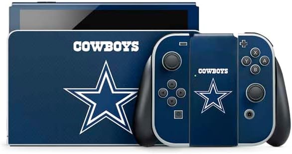 Skinit Decal Gaming Skin Compatible with Nintendo Switch OLED (2021) - Officially Licensed NFL Dallas Cowboys Design