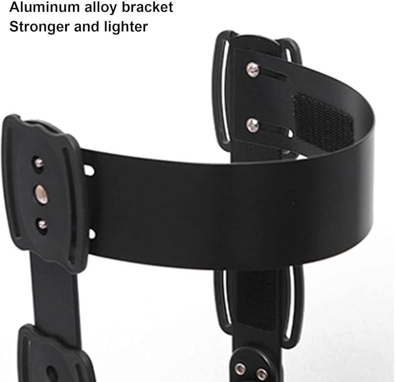 Rutexc 膝サポートブレース、調節可能な膝固定器、脚の損傷と変形矯正のための複数の固定装置