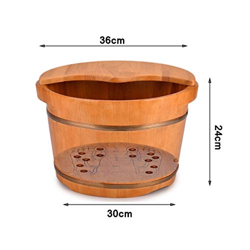 Spa de pies de madera para masaje y baño relajante miniatura 7