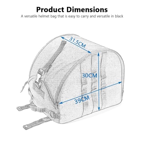 Mochila Universal para Casco con diseño robusto y excelente capacidad de carga 4