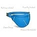 BuyAgain Fanny Pack, Unisex 2 Zipper Quick Release Buckle Travel Sport Running Waist Fanny Pack For Women Men