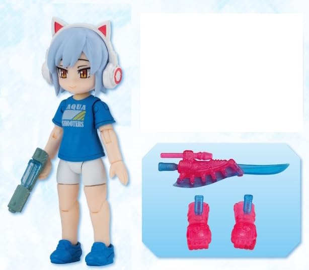 Amazon.co.jp: AQUA SHOOTERS 12 長島まゆみ+武器セットB .ガシャポン  
