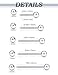 Kadogohno 16G Nipple Bridge Tongue Ring Piercing Jewelry Small Long 12mm 14mm 16mm 19mm 22mm Bars Barbell Earrings Outer Threaded Silver Surgical Stainless Steel Hypoallergenic for Women Men Set