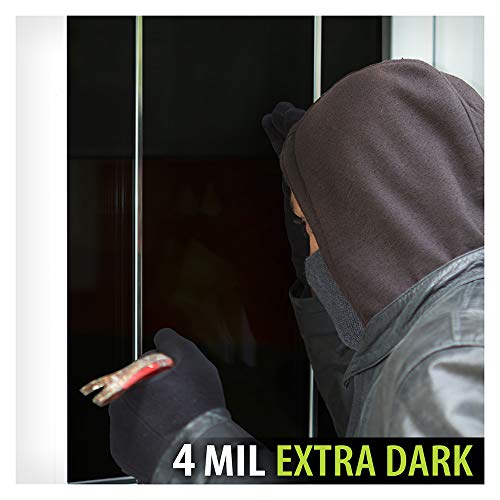 Película de seguridad y privacidad para ventanas negra 4 mil 60in x 50ft miniatura 5