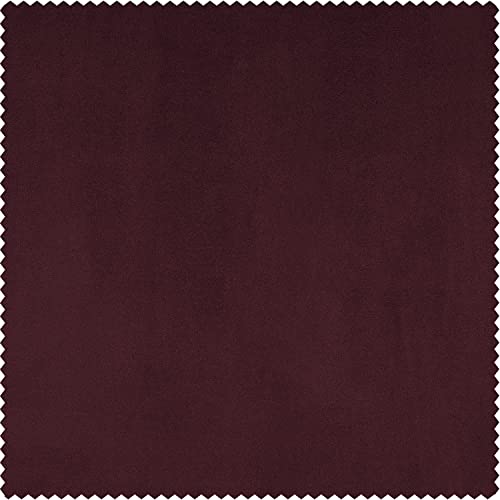 Image of HPD Half Price Drapes Cushion Cover 18 x 18 Heritage Plush Velvet - VPYC-161252-CC18PR - Pair, Dark Merlot