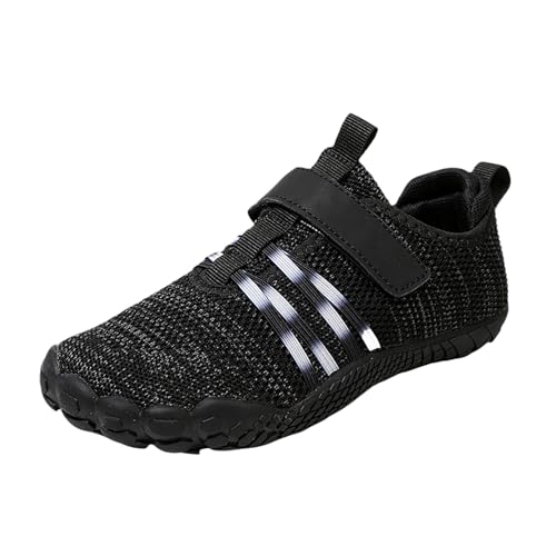 Zapatos descalzos para niños con puntera ancha que protegen el crecimiento natural del pie.