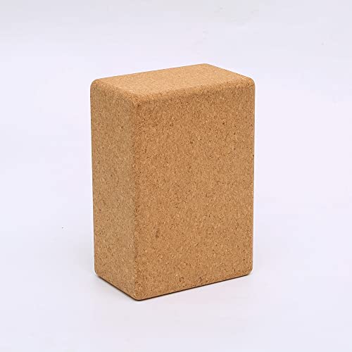 image for Phugis Cork Yoga Bricks, High-density Yoga Bricks for Yoga, Pilates, a
