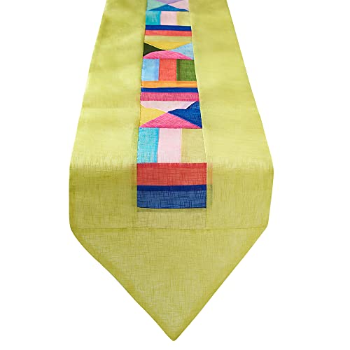 Jyhome Korean Traditional Patchwork Table Runner 78 X 11 Inch (Yellow-Green) Pink Jy001 Jy001 #TOP18