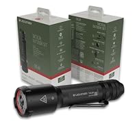 Ledlenser TAC6R Taktische Taschenlampe, wiederaufladbar, Outdoor-Set, LED 2000lm, 6 Modi inkl. Strobe, Multi-Lens-Technologie, bis zu 370m Leuchtweite, IP68, USB-C-Akku für Polizei, Jagd – Ansicht 1