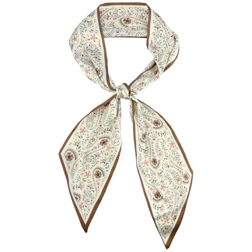 Silk Like Head Scarf, Satin Neck Scarf 59 * 5.9''