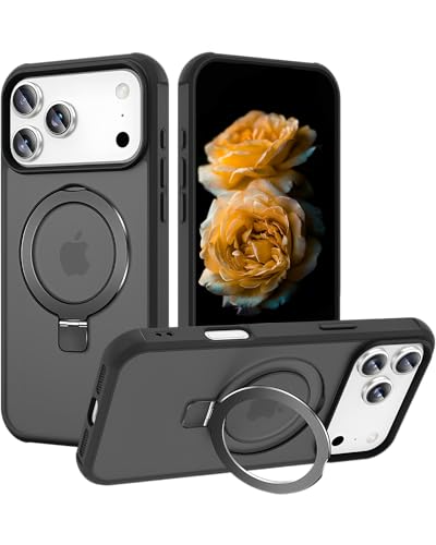 Coque mince iPhone 17 Pro Max finition noir mat rigide de qualité supérieure 6,9 pouces